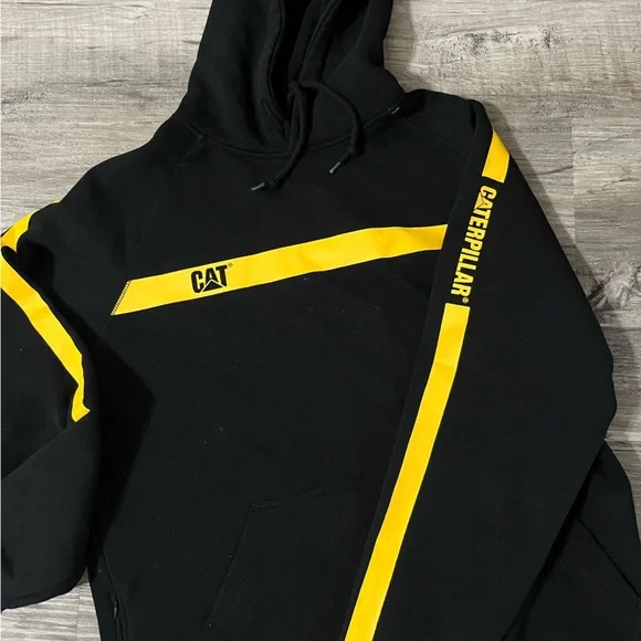 caterpillar icon stripe pullover hoodie - Picture 4 of 13